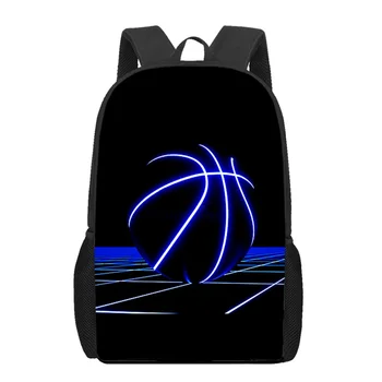 Классный баскетбольный рюкзак для девочек, детские рюкзаки с принтом для мальчиков, Женская Мужская студенческая сумка для книг, школьные сумки для подростков
